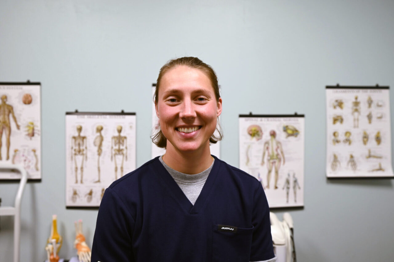 Claire Tomashek, DC, CCSP, chiropractor Tina Opelt, APNP, FNP-BC, family nurse practitioner at NorthLakes Community Clinic