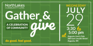 Gather & give | July 29, 3:30 - 5:00 pm