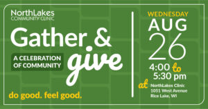 Gather & give - August 26, 4-5:30 pm