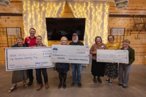 Community members participating in 100 Who Care Ashland & Bayfield Counties